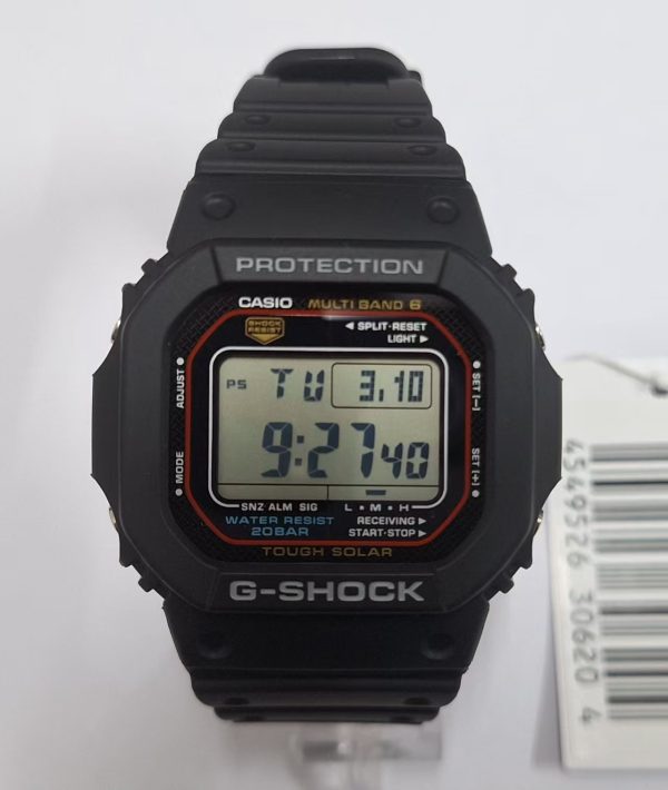Casio G-Shock GW-M5610U-1ER Tough Solar Atomic Multiband 6 Men Watch EU Version