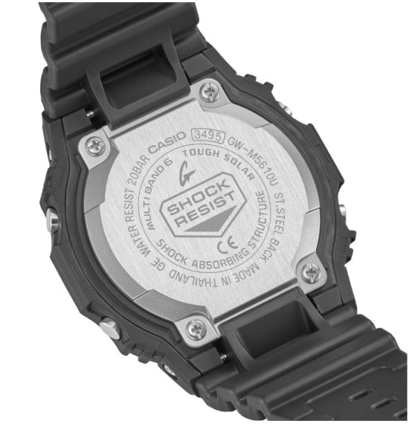Casio G-Shock GW-M5610U-1ER Tough Solar Atomic Multiband 6 Men Watch EU Version