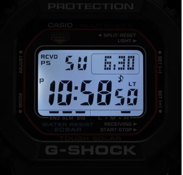 Casio G-Shock GW-M5610U-1ER Tough Solar Atomic Multiband 6 Men Watch EU Version