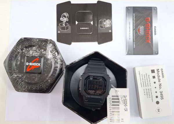 12 CASIO G-SHOCK GW-5000HS-1 GW5000 SOLAR MULTIBAND 6 BLACK DIGITAL MEN'S WATCH