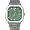 CASIO MTP‑B195 Series MTP-B195D-3AV Green Dial Analog 38 mm Watch