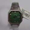 CASIO MTP‑B195 Series MTP-B195D-3AV Green Dial Analog 38 mm Watch