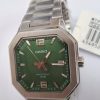 CASIO MTP‑B195 Series MTP-B195D-3AV Green Dial Analog 38 mm Watch