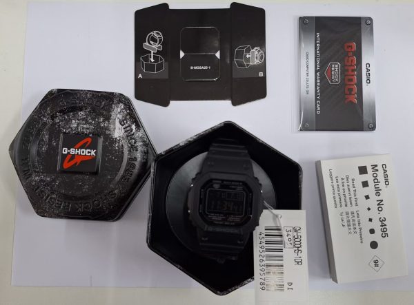 9 CASIO G-SHOCK GW-5000HS-1 GW5000 SOLAR MULTIBAND 6 BLACK DIGITAL MEN'S WATCH